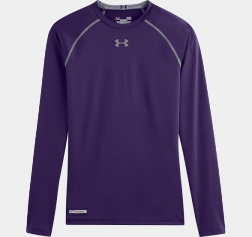 Компресійна футболка Under Armour HeatGear Sonic Compression Long Sleeve Purple ціна
